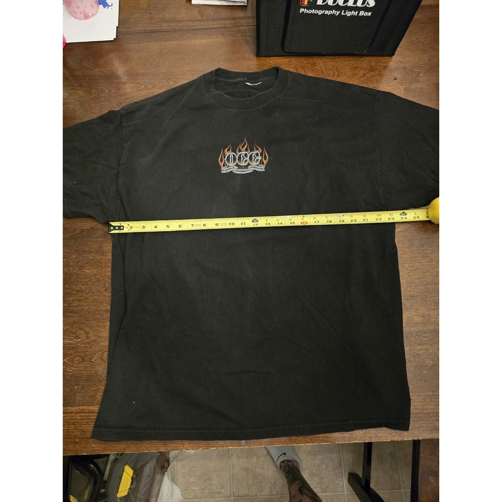 Vintage 2003 Orange County Choppers T Shirt XL OCC Motorcycle Y2K Chopper